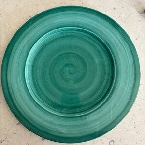 Vietri Emerald Green 13” chop plate/charger
